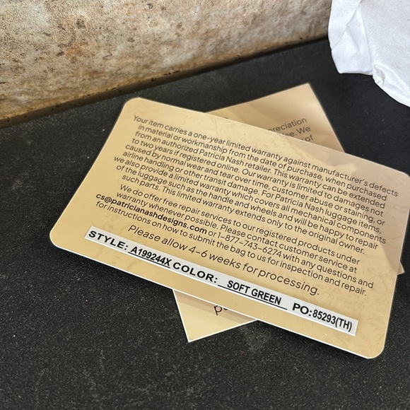 NWT Patricia Nash Green Leather Coin Purse - Picture 5 of 5